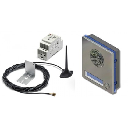Videx GSM/4K 4G flush mount audio Intercom kit with 1 - 10 buttons